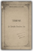 Oswaldo Cruz  Tese de Doutorado - 1894